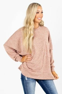 Zenana She's So Cute Pocket Sweater 12 Zenana She's So Cute Pocket Sweater -Bella Ella Sales She s So Cute Pocket Sweater Front 5000x