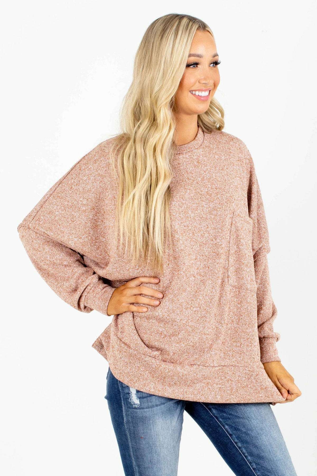 Zenana She's So Cute Pocket Sweater 6 Zenana She's So Cute Pocket Sweater - Image 6