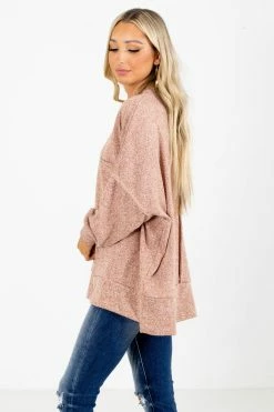 Zenana She's So Cute Pocket Sweater 11 Zenana She's So Cute Pocket Sweater -Bella Ella Sales She s So Cute Pocket Sweater Side 5000x