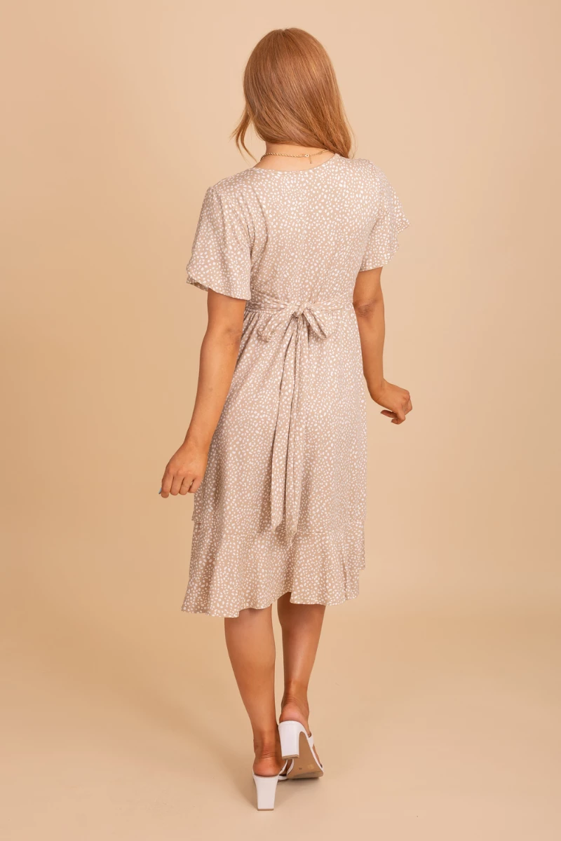 Reborn J Stealing Time Patterned Knee-Length Dress 7 Reborn J Stealing Time Patterned Knee-Length Dress - Image 7