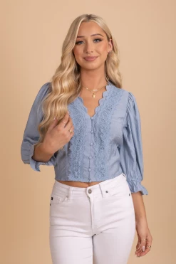 E&M/Mine Step Aside Puff Sleeve Top