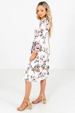 Les Amis Sunday Kind Of Love White Floral Knee-Length Dress 12 Les Amis Sunday Kind Of Love White Floral Knee-Length Dress -Bella Ella Sales Sunday Kind of Love White Dress Side 5000x