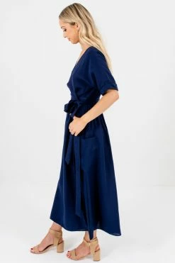 Bella Ella Boutique Sunday Afternoon Navy Maxi Wrap Dress 14 Bella Ella Boutique Sunday Afternoon Navy Maxi Wrap Dress -Bella Ella Sales Sunday Afternoon Navy Maxi Wrap Dress Side 5000x