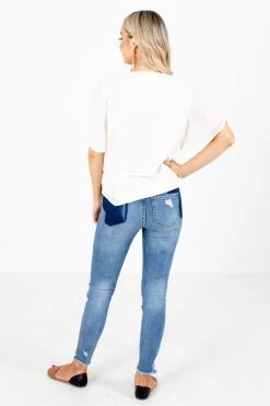 Zenana Sweet Success Wrap Top -Bella Ella Sales Sweet Success Cream Top Back 5000x