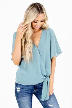 Zenana Sweet Success Wrap Top