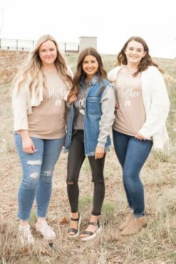 Zenana Tough As A Mother Graphic Tee 20 Zenana Tough As A Mother Graphic Tee -Bella Ella Sales TAM Tees Lifestyle 5000x