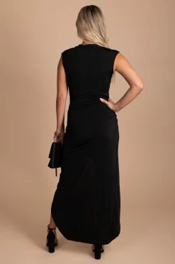 Cameo Take Me Out Maxi Dress 11 Cameo Take Me Out Maxi Dress -Bella Ella Sales TakeMeOut Black Maxi Dress 2 5000x