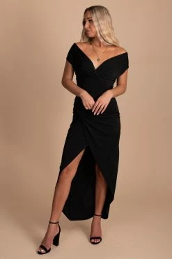 Cameo Take Me Out Maxi Dress 13 Cameo Take Me Out Maxi Dress -Bella Ella Sales TakeMeOut Black Maxi Dress 5 5000x