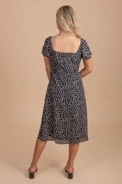 She + Sky Timeless Love Patterned Midi Dress -Bella Ella Sales TimelessLovePatternedMidiDressback 5000x