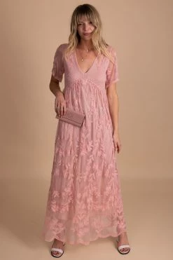 Polagram Unstoppable Lace Maxi Dress -Bella Ella Sales Unstoppable Lace Maxi Dress pink 3db9b2af e508 40de a16d e8b0de97a40f 5000x