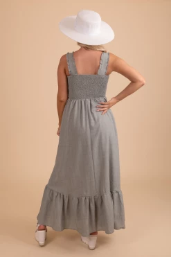 Listicle Whimsical Love Tiered Maxi Dress -Bella Ella Sales WhimsicalLoveTieredMaxiDress Back 5000x