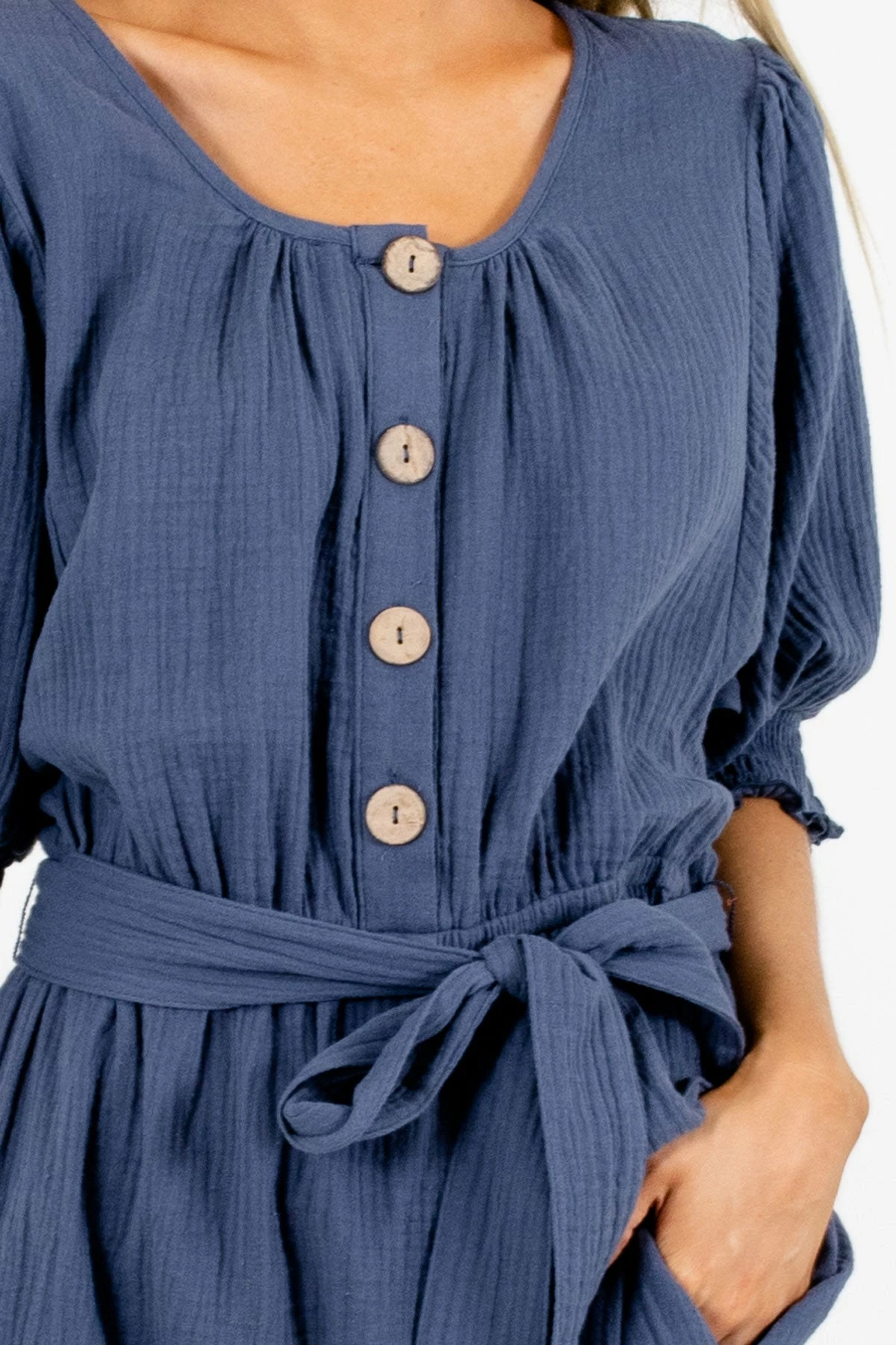 GiGiO Won't Be Ignored Blue Knee-Length Dress 3 GiGiO Won't Be Ignored Blue Knee-Length Dress - Image 3