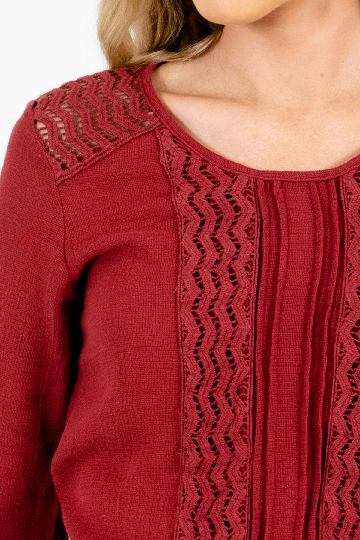 Bella Ella Boutique You're My Everything Red Top 3 Bella Ella Boutique You're My Everything Red Top - Image 3