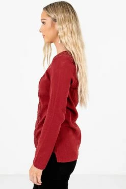 Bella Ella Boutique You're My Everything Red Top 13 Bella Ella Boutique You're My Everything Red Top -Bella Ella Sales You re My Everything Red Top Side 5000x