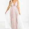 Lovely Day At The Gala Maxi Dress - Light Pink