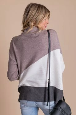 Eesome On A Hayride Turtleneck Sweater - Gray -Bella Ella Sales back 03fb8181 b640 48c4 9c43 0f9336df0def 5000x