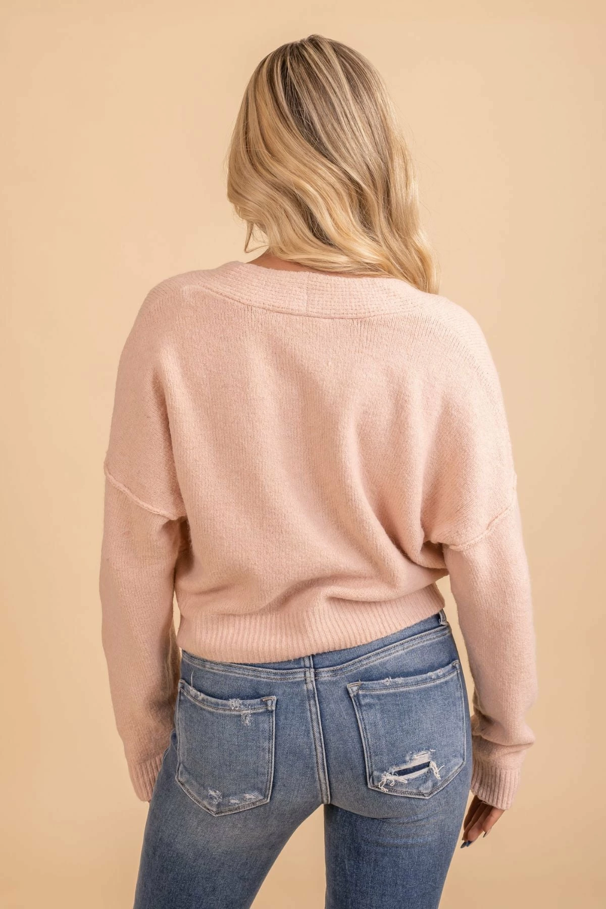 Wholesale Fashion Trends Pink Promises Button Up Sweater 2 Wholesale Fashion Trends Pink Promises Button Up Sweater - Image 2