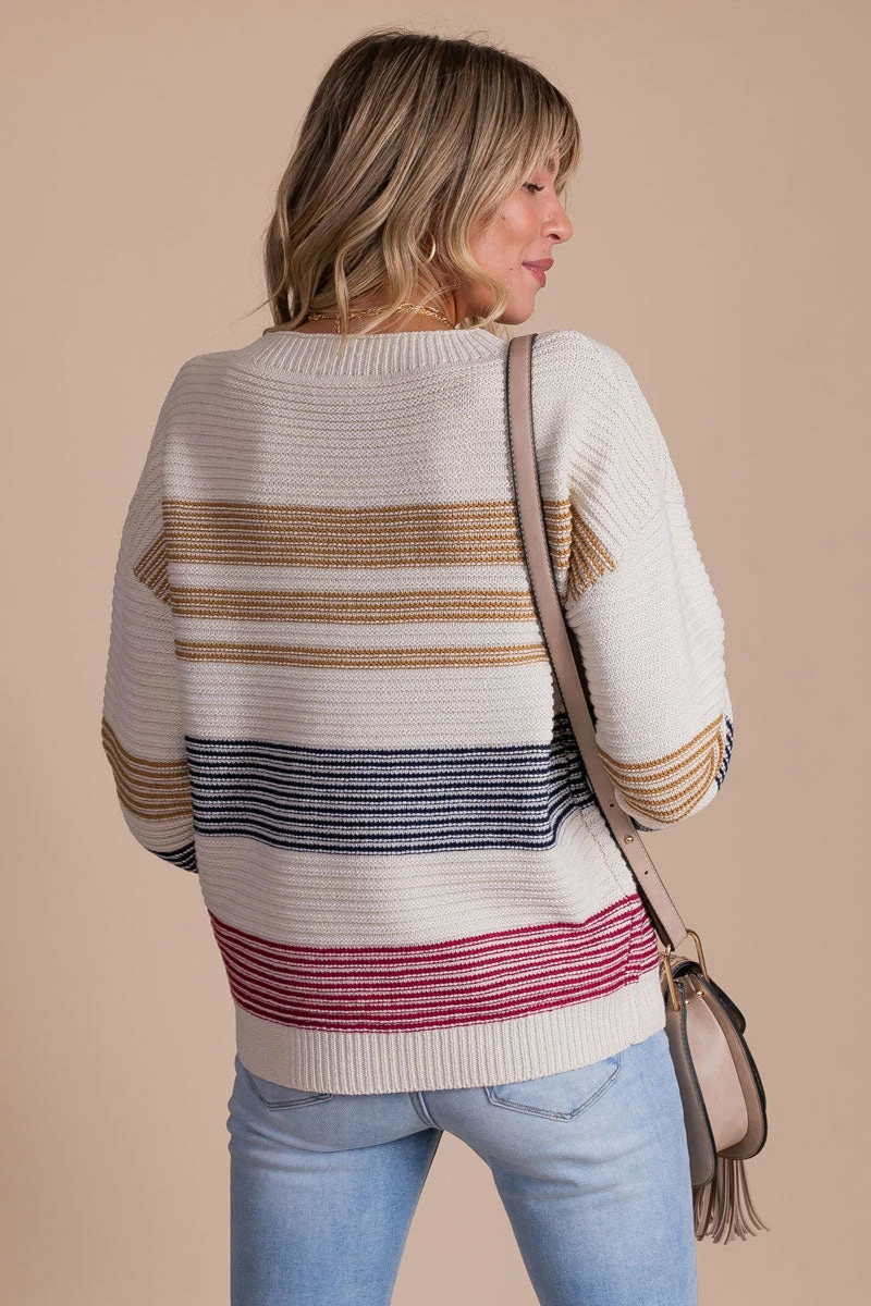 Eesome For The Better Striped Sweater 2 Eesome For The Better Striped Sweater - Image 2