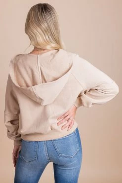 In Loom Warm And Toasty Hooded Sweater - Light Brown 7 In Loom Warm And Toasty Hooded Sweater - Light Brown -Bella Ella Sales back 2b992125 9623 440b b8f3 4b407c4f5eb6 5000x