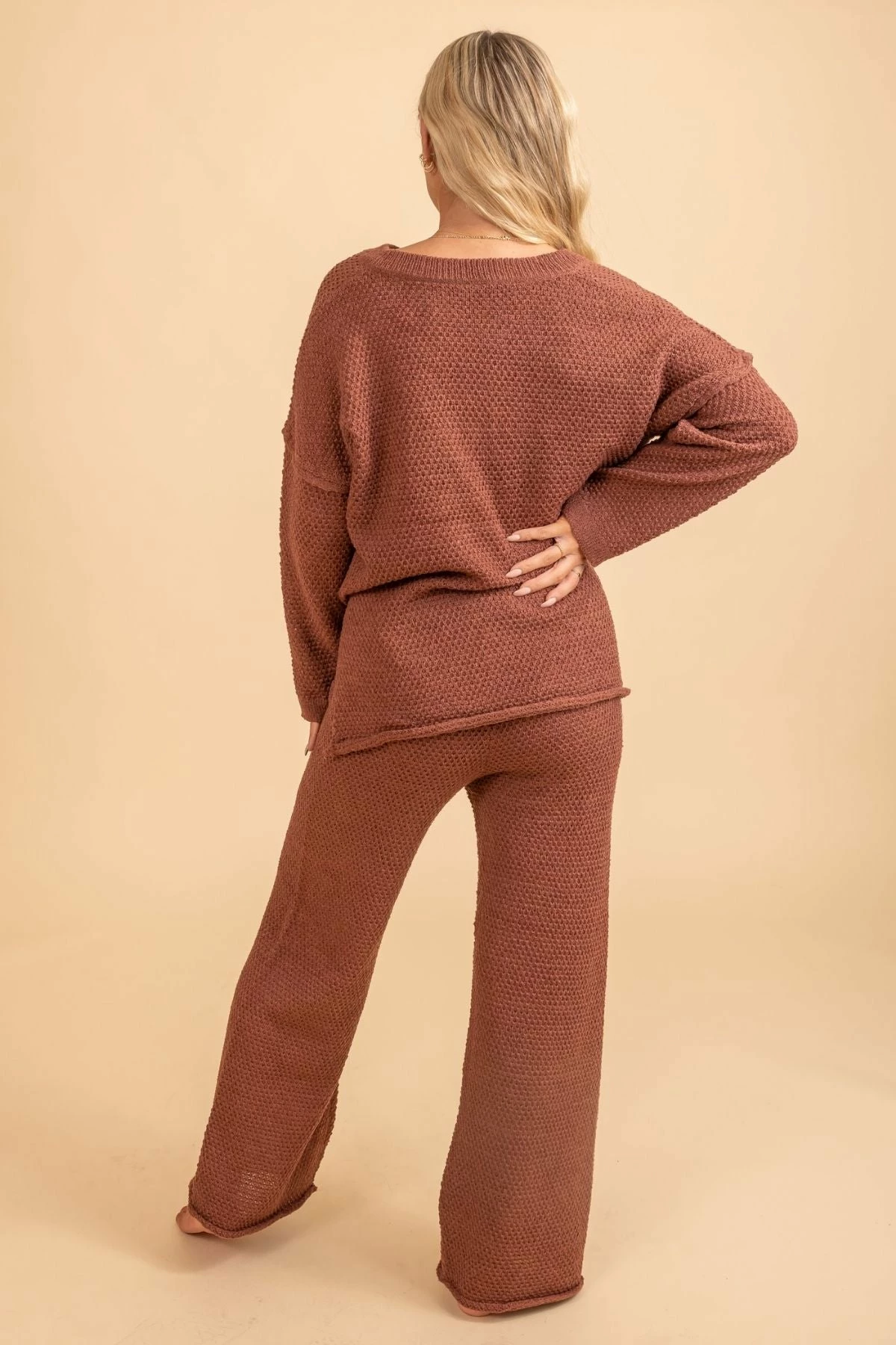 Very J Cozy Dreaming Sweater Top And Pants Set 6 Very J Cozy Dreaming Sweater Top And Pants Set - Image 6