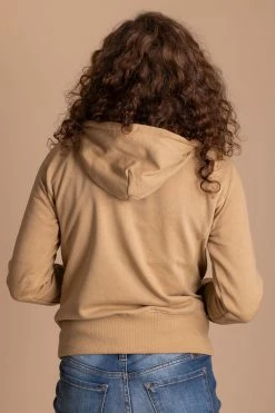 Reflex Schooled You Long Sleeve Hoodie - Light Brown -Bella Ella Sales back 4a584dcf 3926 4114 be3f b309ad9c0974 5000x
