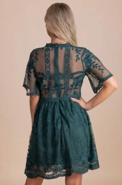 IRIS Light My Fire Dark Teal Lace Mini Dress 9 IRIS Light My Fire Dark Teal Lace Mini Dress -Bella Ella Sales back 630d393d a620 43f4 878f 2786fd37ea30 5000x