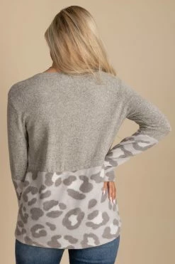 Haptics Wild Babe Animal Print Pullover Sweater - Light Brown 7 Haptics Wild Babe Animal Print Pullover Sweater - Light Brown -Bella Ella Sales back 67b4c5e0 59d2 42ba 8e48 182120a5ed89 5000x