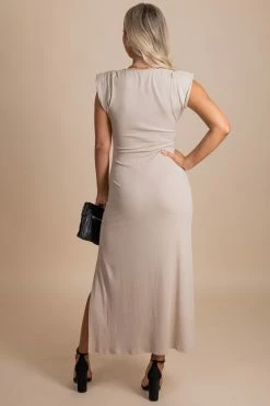 Le Lis Mix It Up Cutout Maxi Dress - Light Brown 7 Le Lis Mix It Up Cutout Maxi Dress - Light Brown -Bella Ella Sales back 68ccbce1 d8a1 436a 8016 b4cd2a32cc05 5000x