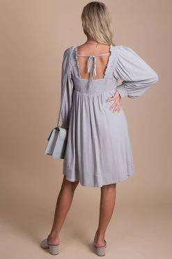 Listicle Gentle Gleam Long Sleeve Mini Dress 11 Listicle Gentle Gleam Long Sleeve Mini Dress -Bella Ella Sales back 81cbcd63 1985 4143 824f acd767babd6b 5000x