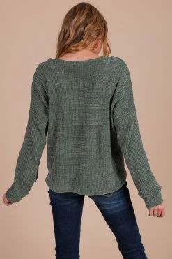 7th Ray Into The Woods Knit Pullover Sweater - Dark Green 7 7th Ray Into The Woods Knit Pullover Sweater - Dark Green -Bella Ella Sales back aaa96b0a 37b7 435a 9100 a5809adf4eba 5000x