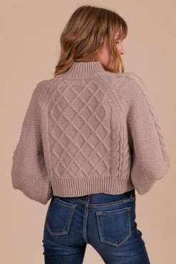 Dreamers All Too Well Cable Knit Sweater - Light Brown -Bella Ella Sales back f3b017c4 4a6d 48b1 a9ee 49faffba95a8 5000x