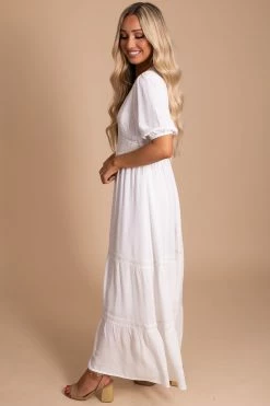 Listicle Be A Wildflower Maxi Dress - White 10 Listicle Be A Wildflower Maxi Dress - White -Bella Ella Sales be a wildflower side 5000x