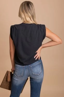 IRIS Fresh Take Boxy Tee -Bella Ella Sales black back 7c624ed3 626b 45f9 b004 3df44f72230a 5000x