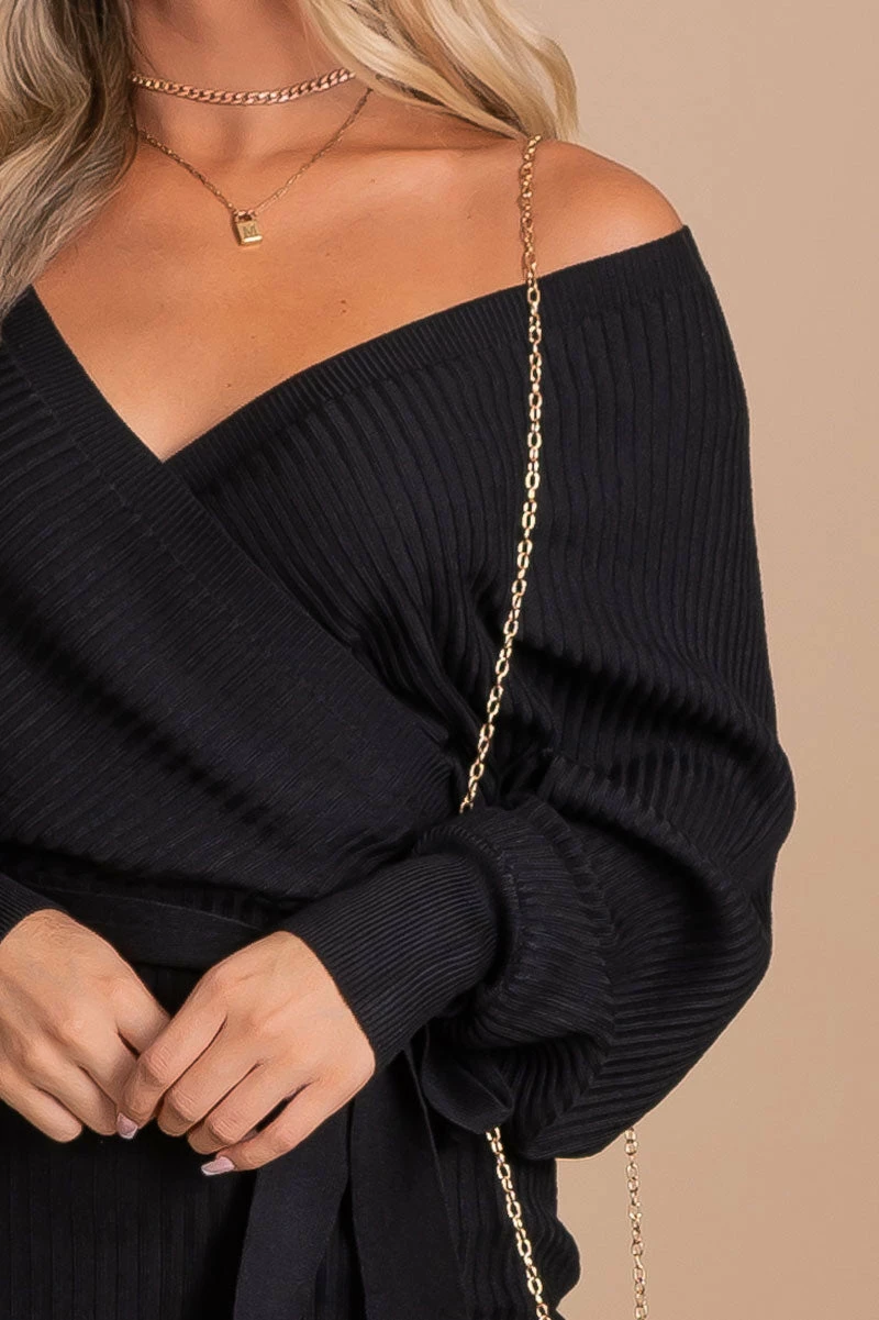 Love Tree / Style Melody Changing Seasons Mini Sweater Dress 3 Love Tree / Style Melody Changing Seasons Mini Sweater Dress - Image 3