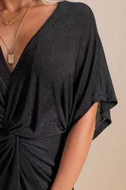 Lovely Day Dress To Impress Ruched Midi Dress -Bella Ella Sales black detail 8b05ff9b e8d8 4660 8e28 dcf9a6b46cdd 5000x