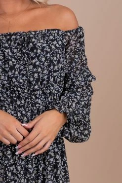 &merci Made With Love Floral Print Maxi Dress 8 &merci Made With Love Floral Print Maxi Dress -Bella Ella Sales black detail 9feacfc4 c20f 428f 9b62 5b2d07b410ce 5000x