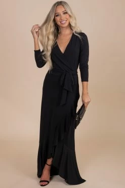 Janette Love You More Long Sleeve Maxi Dress