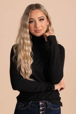 Zenana Clear Skies Turtleneck Top 42 Zenana Clear Skies Turtleneck Top -Bella Ella Sales black main f43ba3e9 4be5 47e9 b1e8 dee26321c4e9 5000x