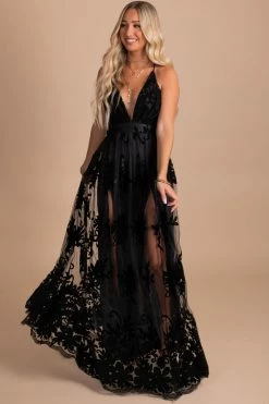 The Vintage Shop Unforgettable Love Lace Maxi Dress 47 The Vintage Shop Unforgettable Love Lace Maxi Dress -Bella Ella Sales black movement 5000x