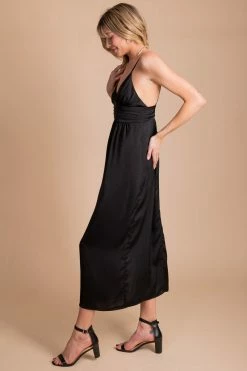 Kay Fashion Timeless Treasure Sleeveless Maxi Dress 13 Kay Fashion Timeless Treasure Sleeveless Maxi Dress -Bella Ella Sales black side 0a407598 9985 40b4 8904 bed2749945a4 5000x