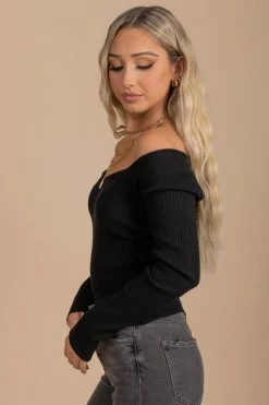 Eesome Confidently Lost Long Sleeve Top -Bella Ella Sales black side 223f4a0b c91a 415b 897a 9bd8585cbafa 5000x