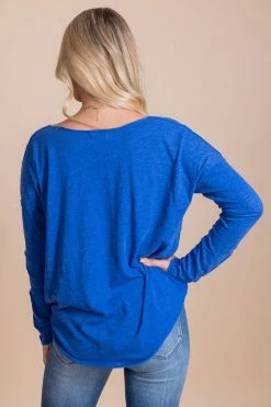 Impulse Off Price Harvest Wishes Long Sleeve Top -Bella Ella Sales blue back 618d284e 25b0 4e95 af36 39aac01ca811 5000x