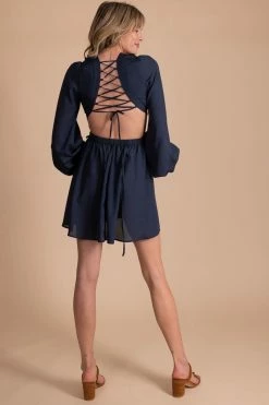 Dress Day Forever Soulmates Cutout Mini Dress -Bella Ella Sales blue back c4847902 57a1 4bfd 8e8c ec759e564e49 5000x