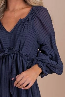 &merci My Favorite Hello Long Sleeve Maxi Dress 9 &merci My Favorite Hello Long Sleeve Maxi Dress -Bella Ella Sales blue detail fc95d82a 1e82 4555 9cc7 faf85c2eb3cb 5000x