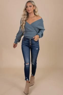 Love Tree Fall Fondness Long Sleeve Wrap Sweater -Bella Ella Sales blue full fe6652e0 a758 4340 8af1 8ea348742c2f 5000x
