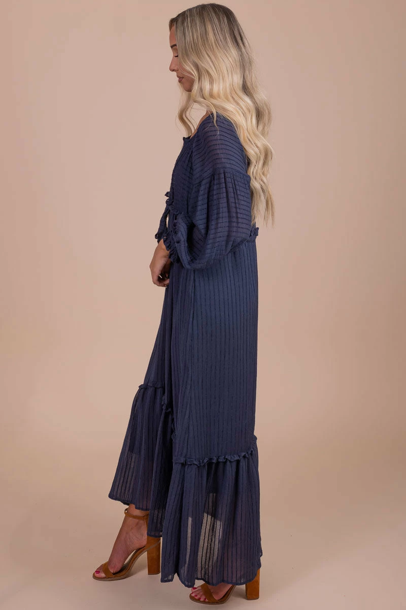 &merci My Favorite Hello Long Sleeve Maxi Dress 2 &merci My Favorite Hello Long Sleeve Maxi Dress - Image 2