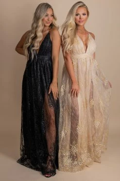 The Vintage Shop Attention Getter Shimmery Maxi Dress 9 The Vintage Shop Attention Getter Shimmery Maxi Dress -Bella Ella Sales both 0612f258 0084 4e35 b4ea 6340074cad32 5000x