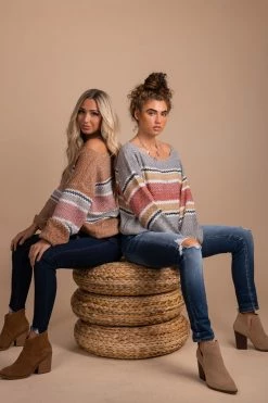 Eesome Hello Autumn Striped Knit Sweater -Bella Ella Sales both 348601eb 75cc 4adf ab33 dd8372373624 5000x