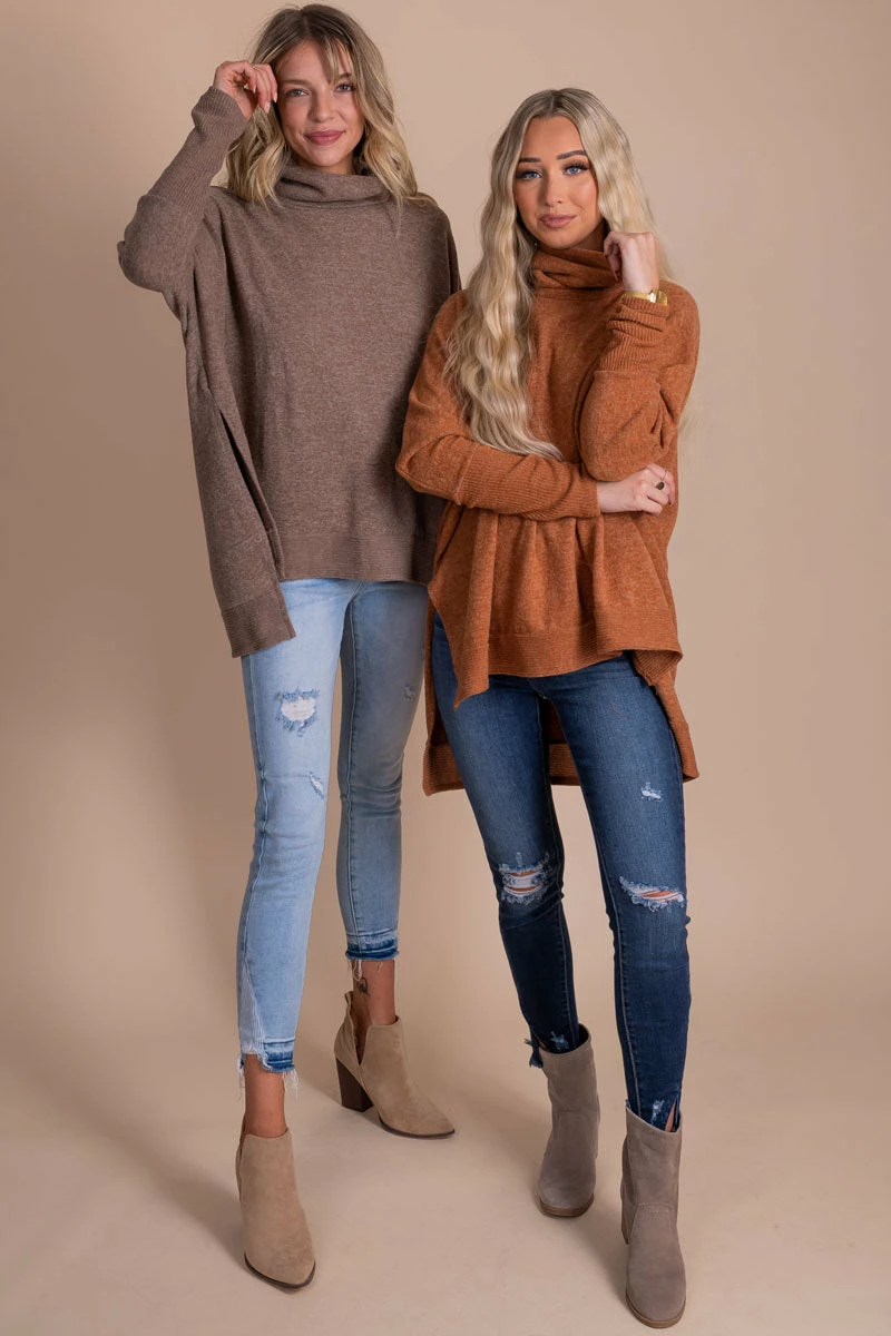 Zenana Highs And Lows Cowl Neck Tunic Top 11 Zenana Highs And Lows Cowl Neck Tunic Top - Image 11