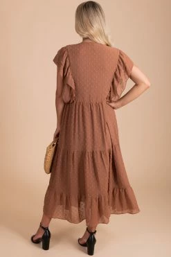 Bella Ella Boutique Time After Time Maxi Dress 52 Bella Ella Boutique Time After Time Maxi Dress -Bella Ella Sales brown back 5000x